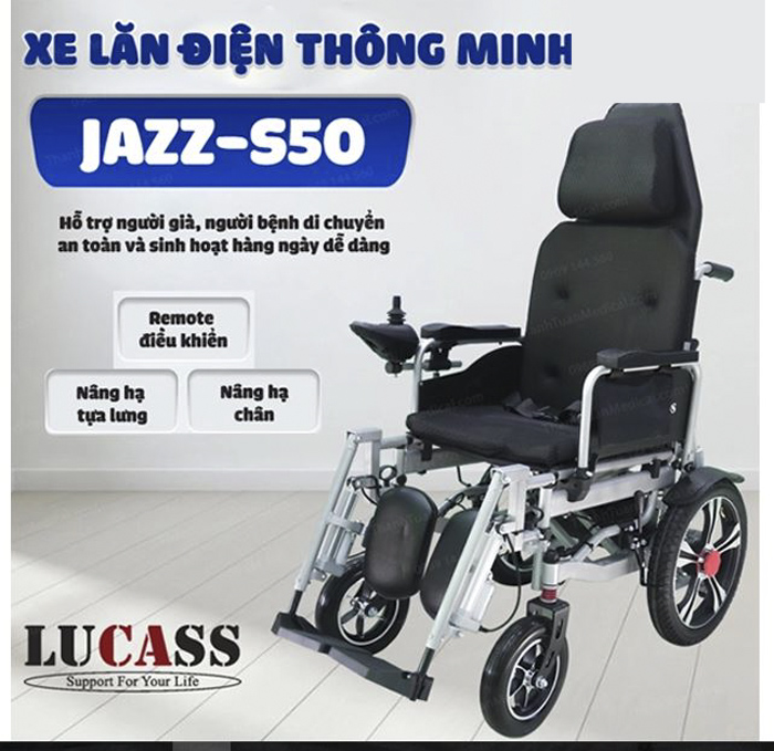 Xe Lăn Điện Lucass JAZZ-S50 